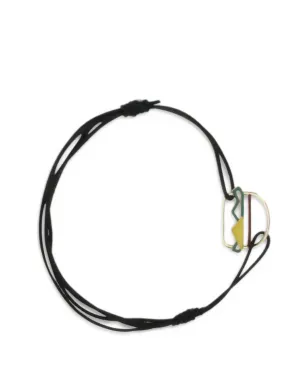 Aliita Hamburger adjustable-cord bracelet - Black - サムネイル2