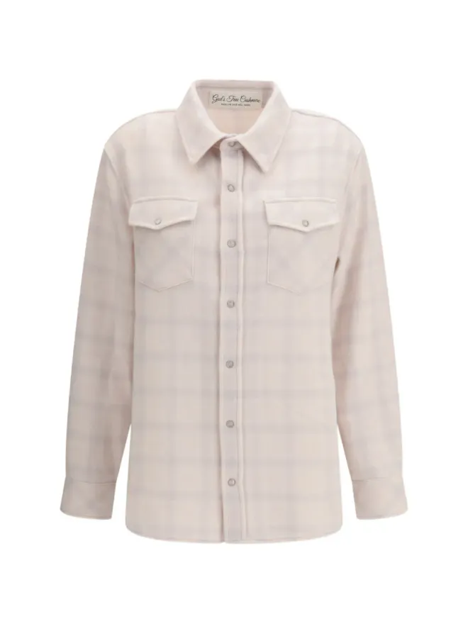 GOD'S TRUE CASHMERE GOD'S TRUE CASHMERE クラリティチェック柄シャツの商品画像