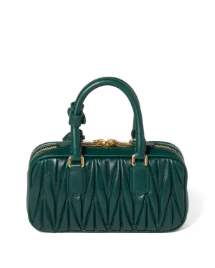 Miu Miu Arcadie matelassé nappa leather mini-bag - Green - サムネイル2