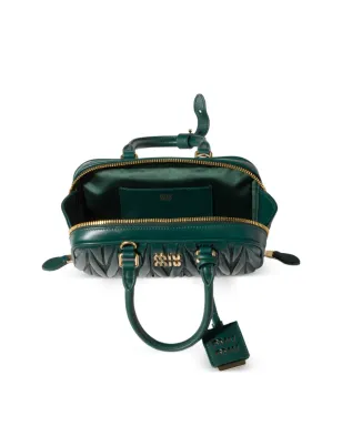Miu Miu Arcadie matelassé nappa leather mini-bag - Green - サムネイル3