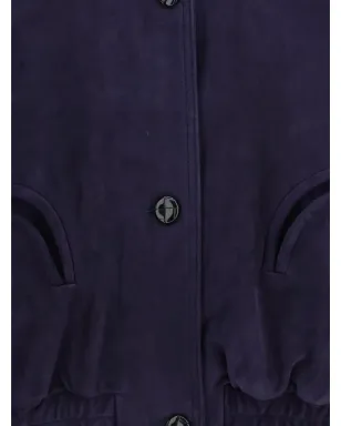 Blazé Milano チャーリーエポレット付きボンバー ジャケット ブルー - サムネイル3