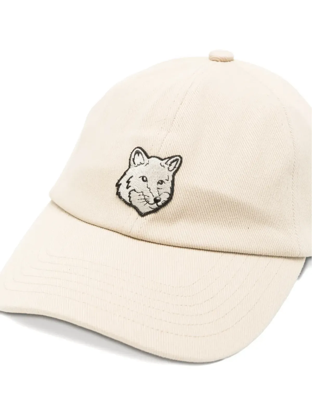 Maison Kitsuné Fox Head baseball cap - Neutrals - 画像3