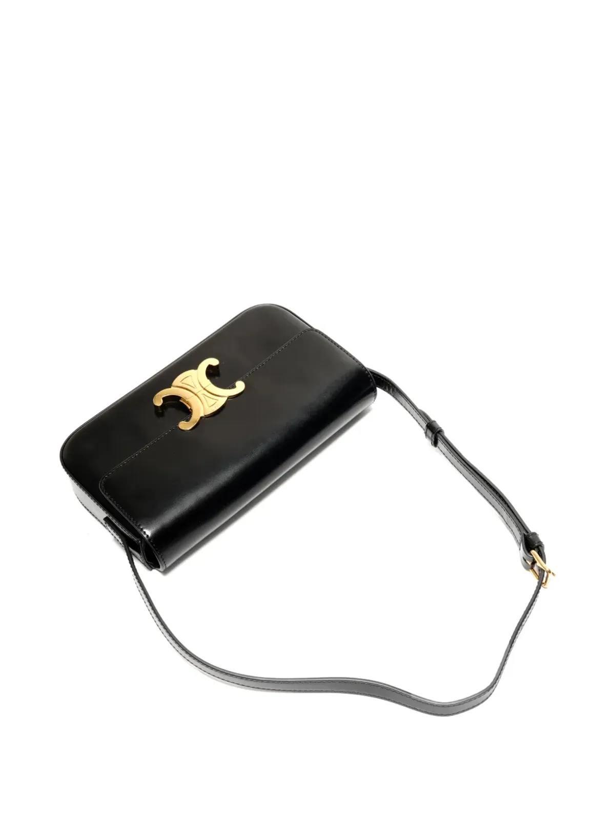 Celine Pre-Owned トリオンフ レザー ショルダーバッグ - 画像4
