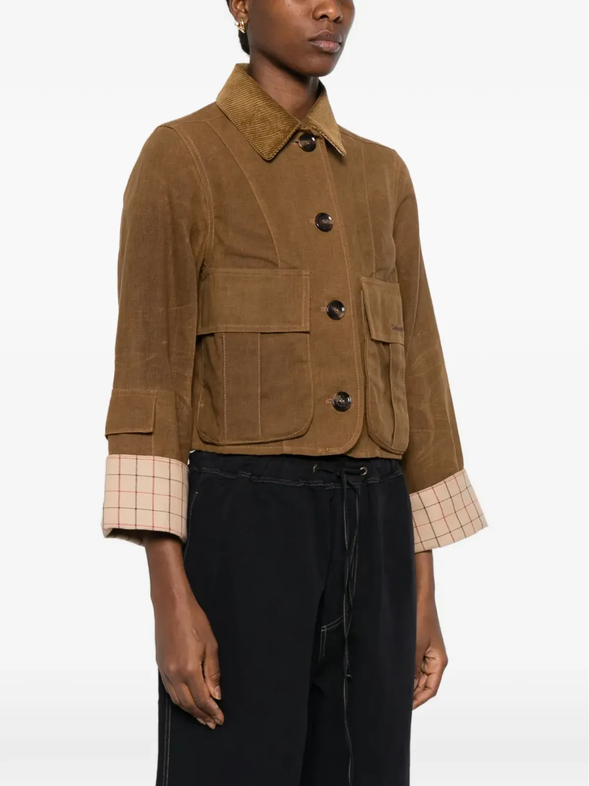 Barbour ダルブリー コーデュロイ襟付きジャケット - 画像3