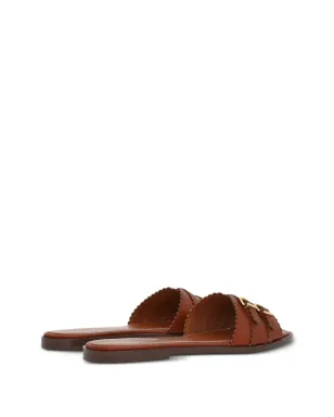 ZIMMERMANN Goldie Buckles スカラップレザーサンダル - サムネイル3