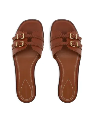ZIMMERMANN Goldie Buckles スカラップレザーサンダル - サムネイル4