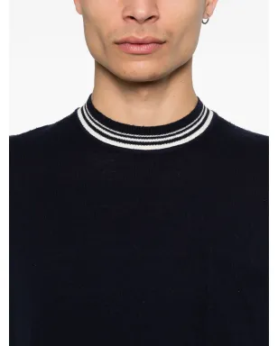 Paolo Pecora ストライプポケットTシャツ - ブルー - サムネイル5