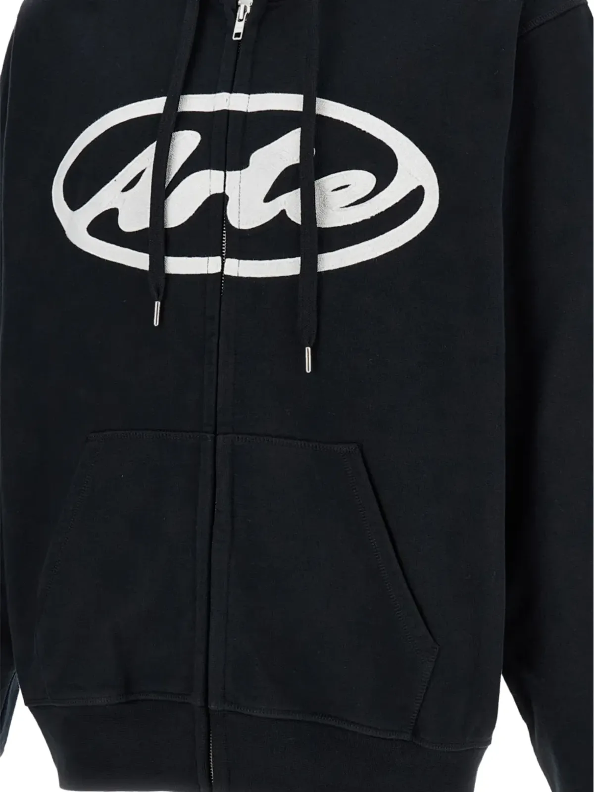 Arte Antwerp ロゴ刺繍フーディー（ブラック） - 画像3