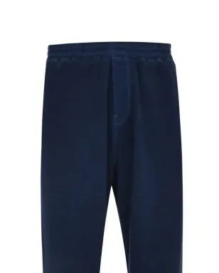 120% Lino エラスティック付きスウェットパンツ - ブルー - サムネイル4