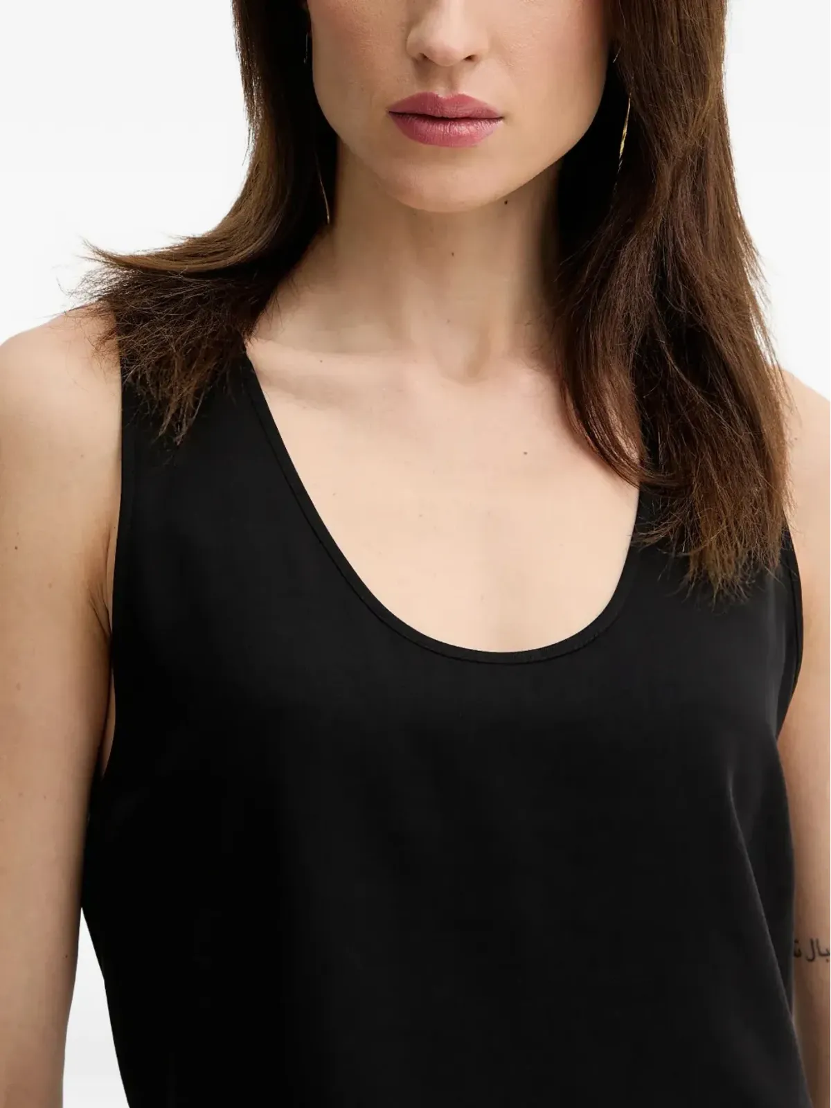 SIMONA CORSELLINI スクープネック・タンクトップ - 画像4