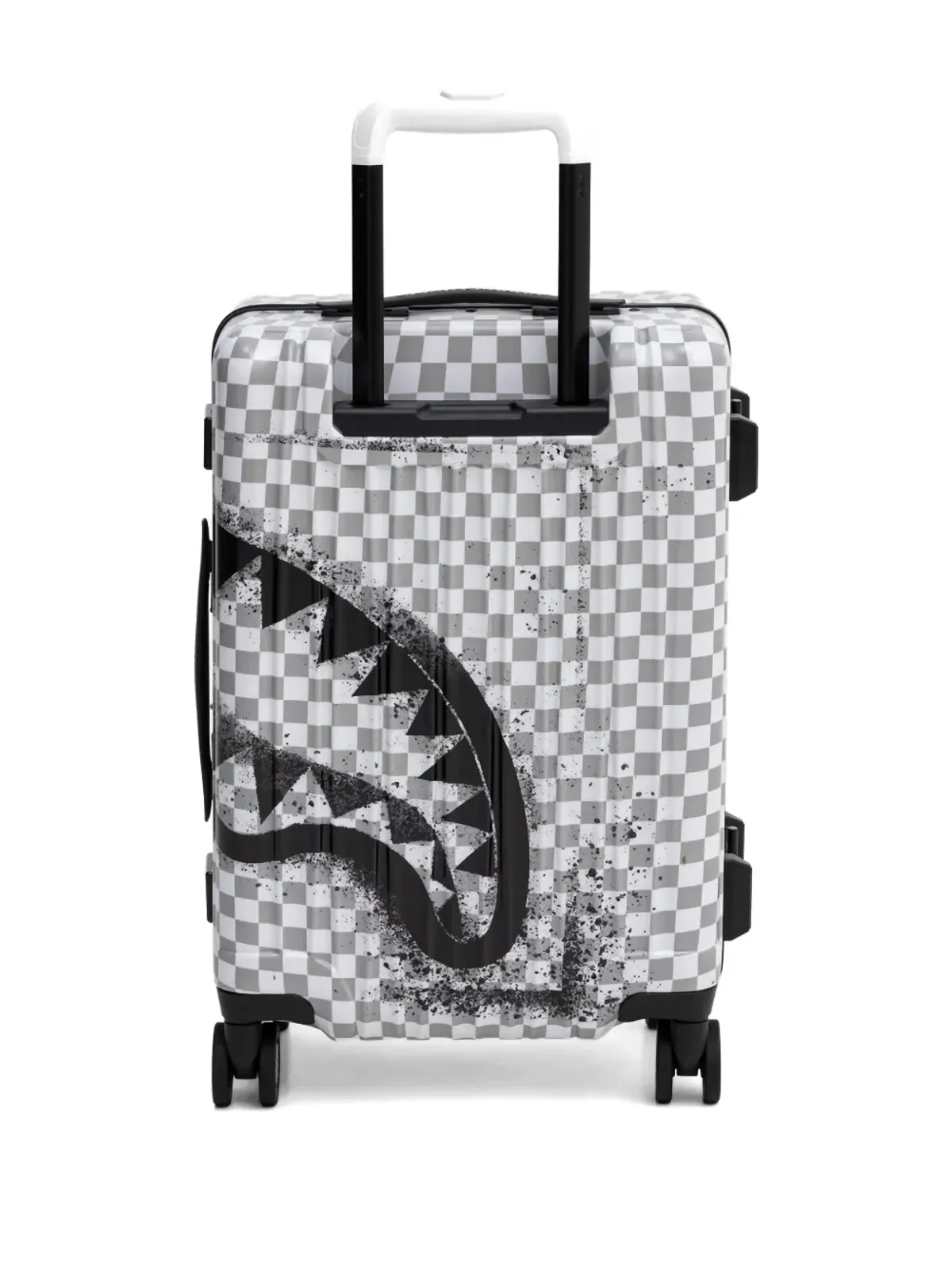 Sprayground Storm Fade チェッカーボードシャーク ラゲージ - 画像2