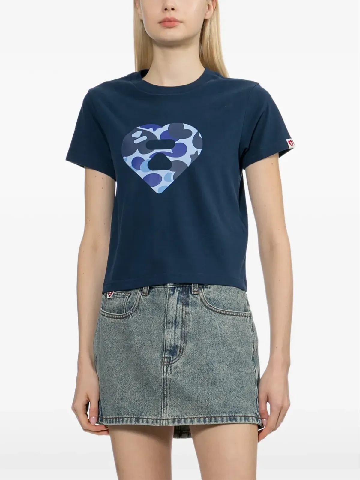 APEE™ by *A BATHING APE® ハートプリントTシャツ - 画像3