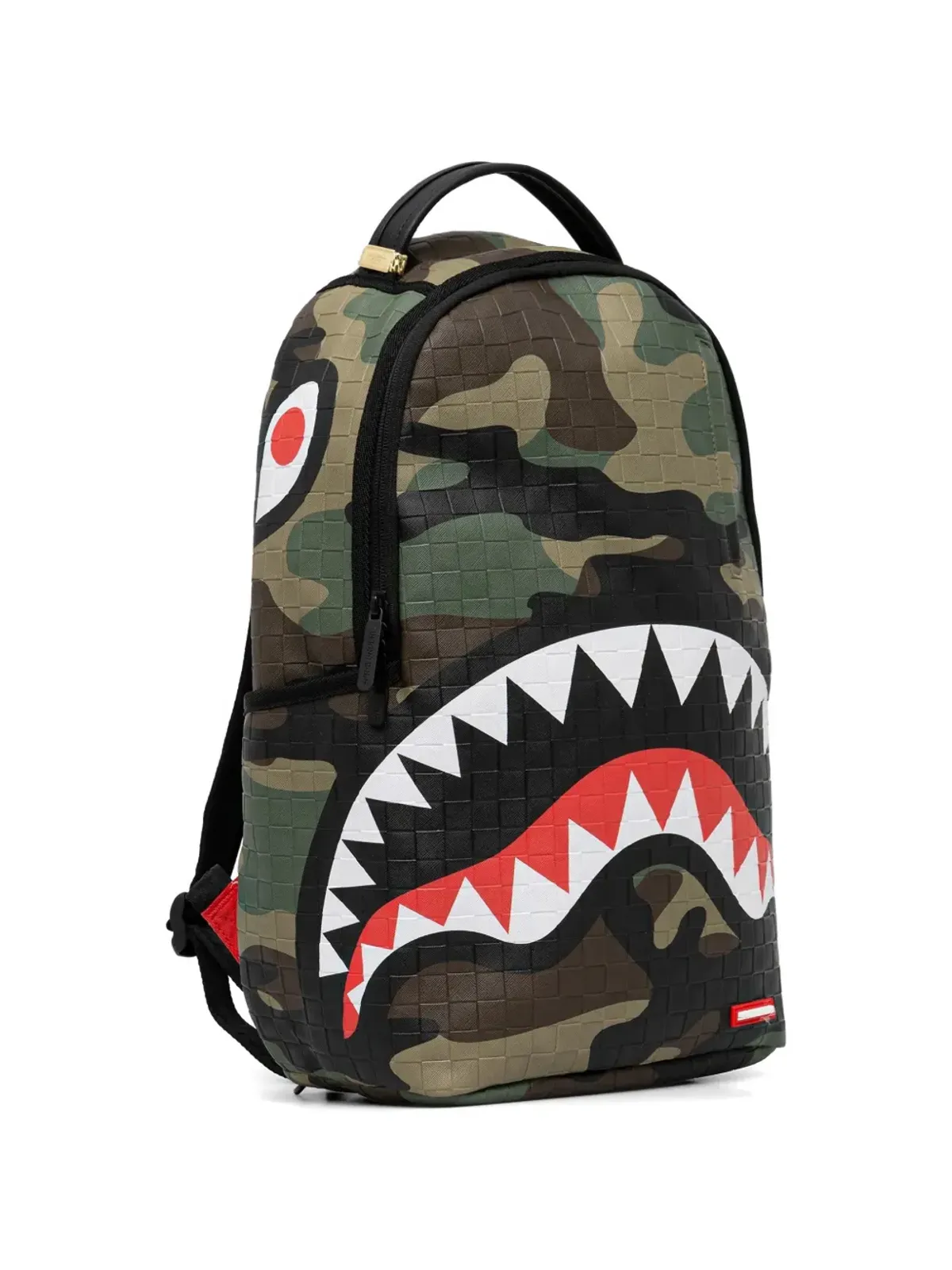 Sprayground カモフラージュシャークバックパック - 画像2