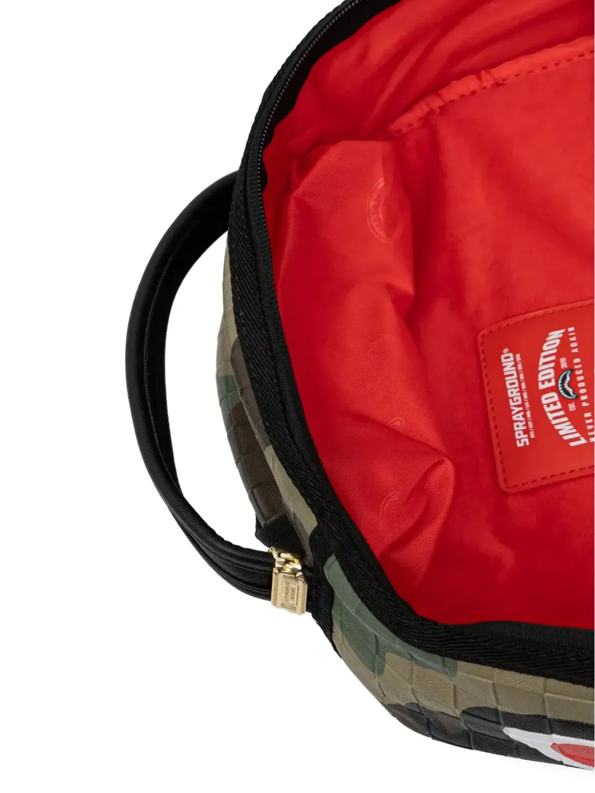 Sprayground カモフラージュシャークバックパック - 画像4