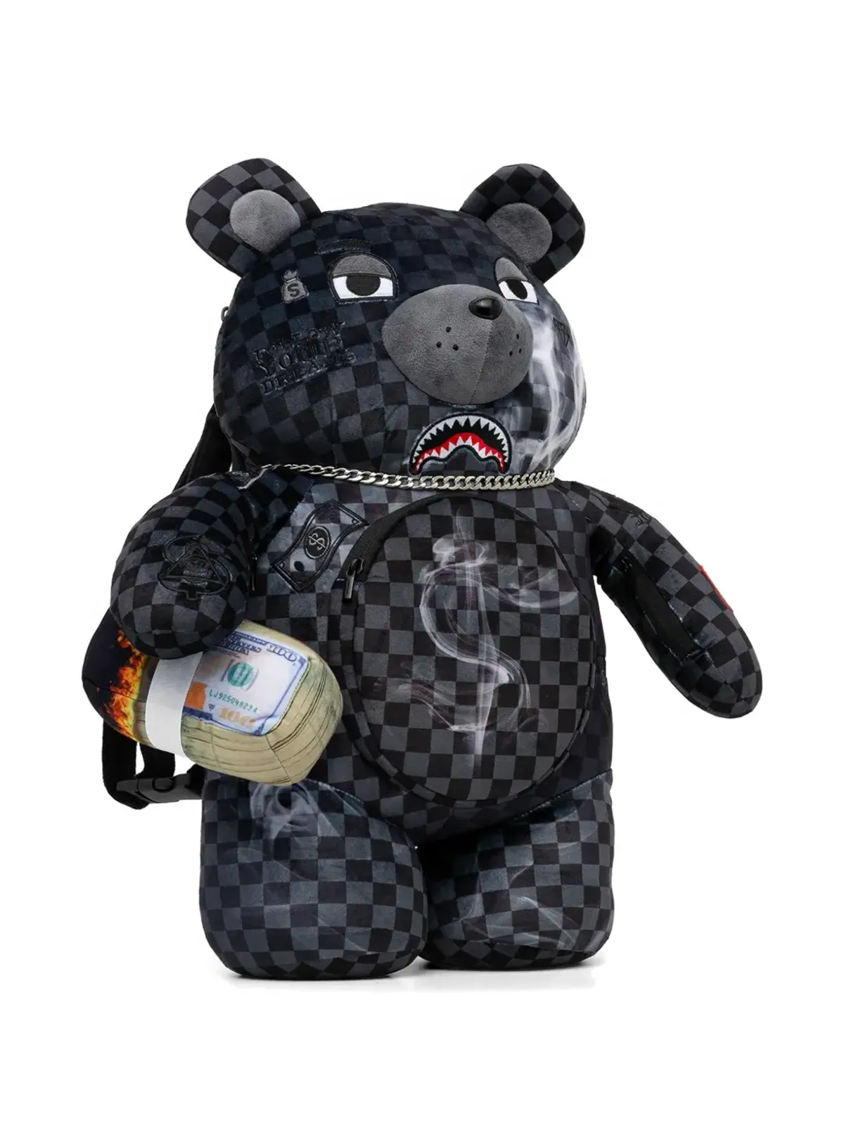 Sprayground チェック柄ベアバックパック - 画像2