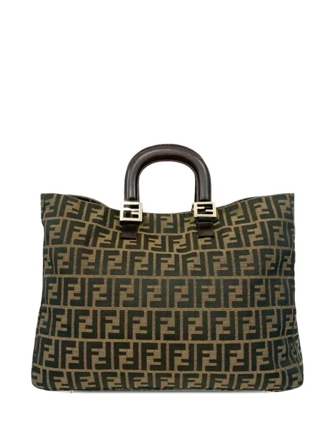 Fendi Pre-Owned Fendi Pre-Owned Zucca Canvas Twins トートバッグの商品画像