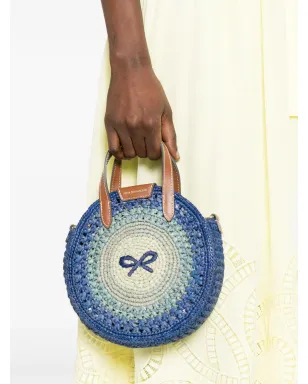 Anya Hindmarch 小さめ Round Bow ラフィア トートバッグ - サムネイル2