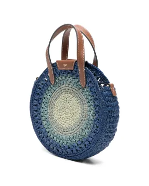 Anya Hindmarch 小さめ Round Bow ラフィア トートバッグ - サムネイル3