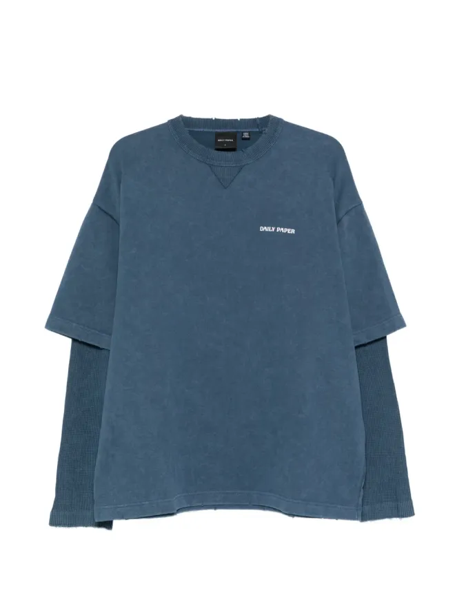 Daily Paper Daily Paper Vネック レイヤード Tシャツの商品画像