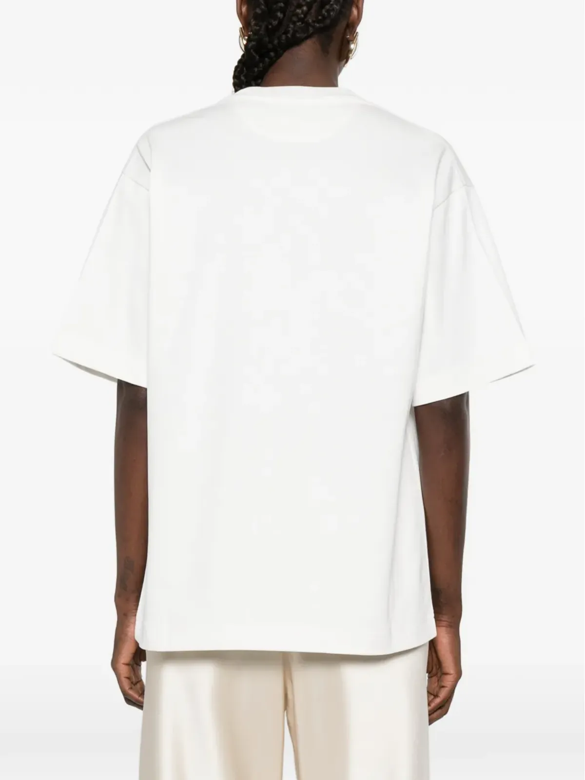 Carven ドレープディテール Tシャツ - 画像4