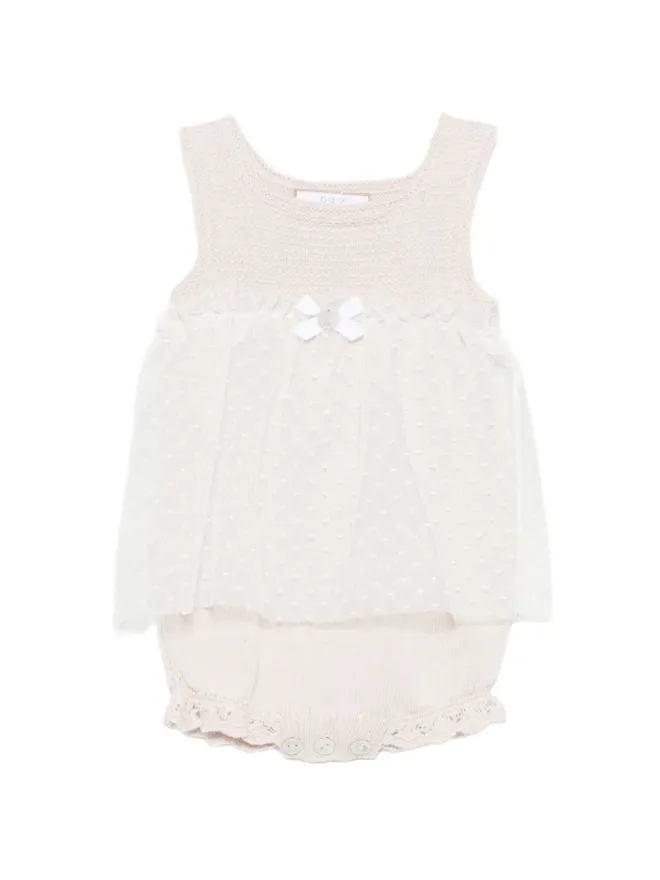 Paz Rodriguez Paz Rodriguez ボディスーツ（リボン装飾・フリルディテール）の商品画像