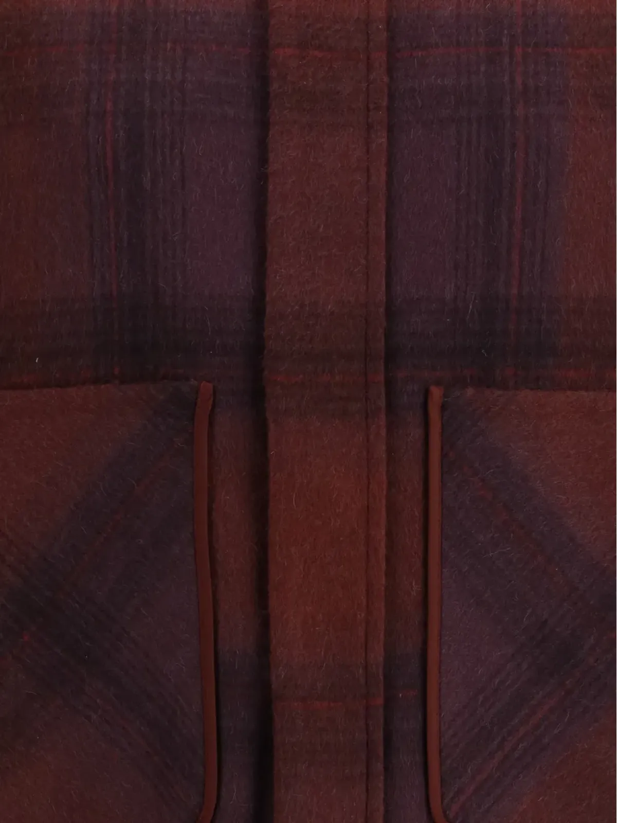 GOD'S TRUE CASHMERE グラドティュード plaidジャケット - Brown - 画像3