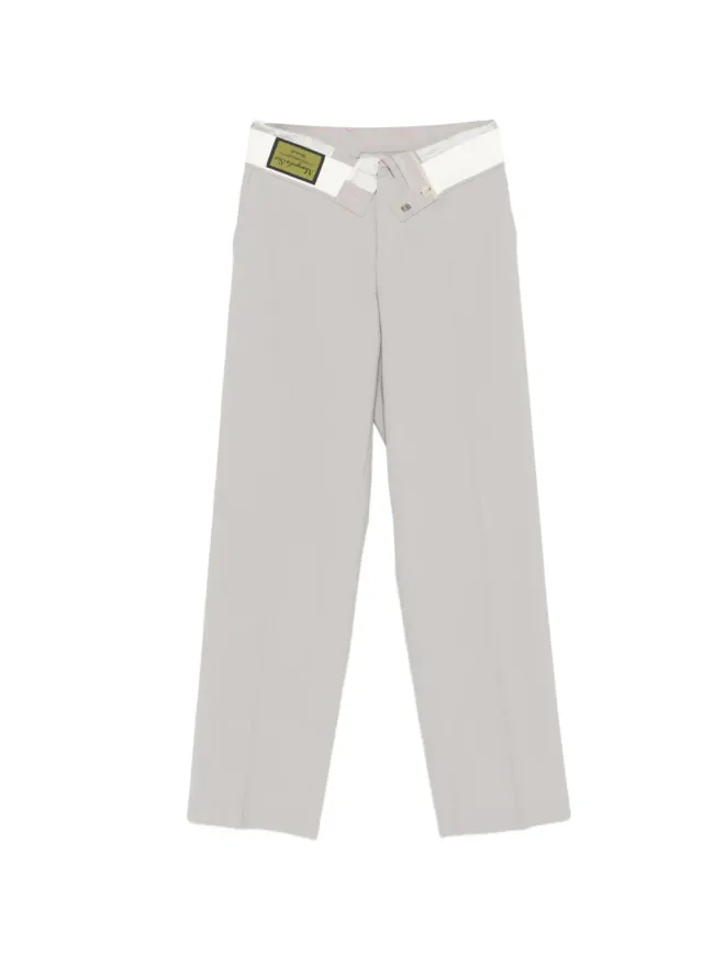 MM6 Maison Margiela MM6 Maison Margiela アシンメトリックウェストバンドパンツの商品画像