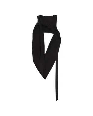 Rick Owens DRKSHDW ノースリーブ ギャザードディテール タンクトップ - サムネイル1