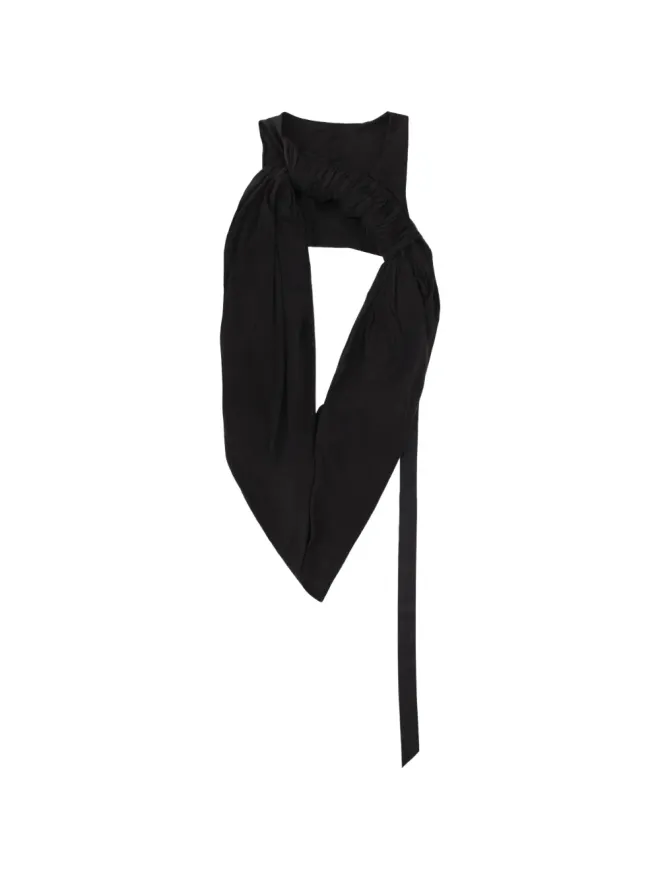 Rick Owens DRKSHDW Rick Owens DRKSHDW ノースリーブ ギャザードディテール タンクトップの商品画像