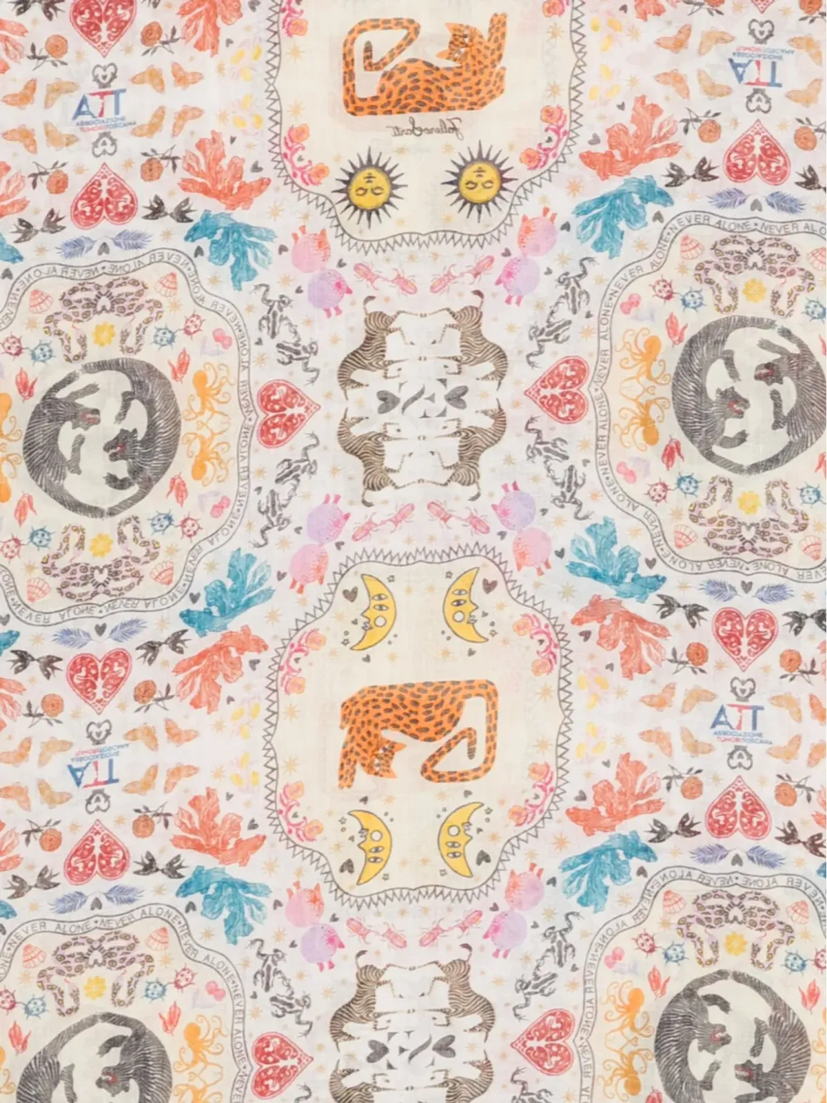 Faliero Sarti パターン柄スカーフ - 画像2