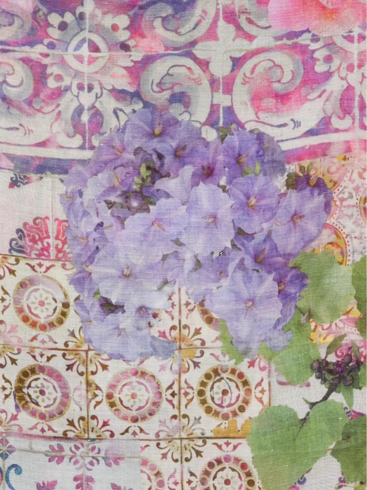 Faliero Sarti 花柄スカーフ - 画像2