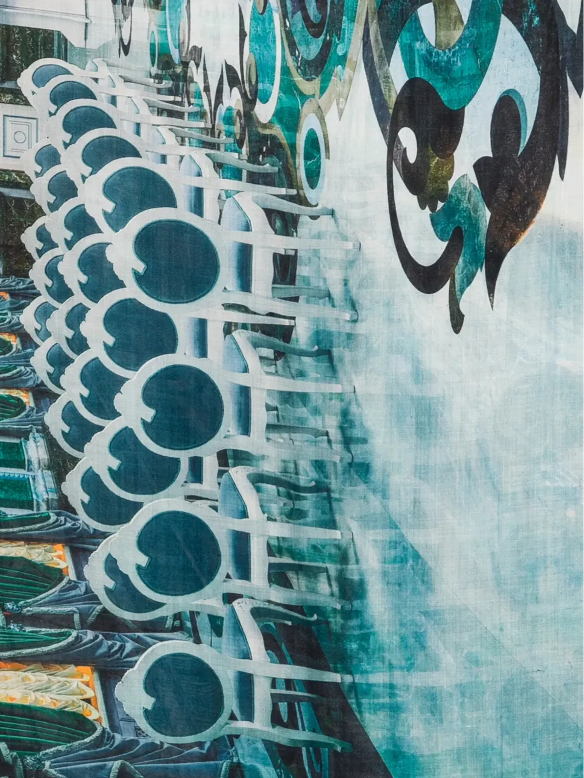 Faliero Sarti プリントスカーフ - 画像2