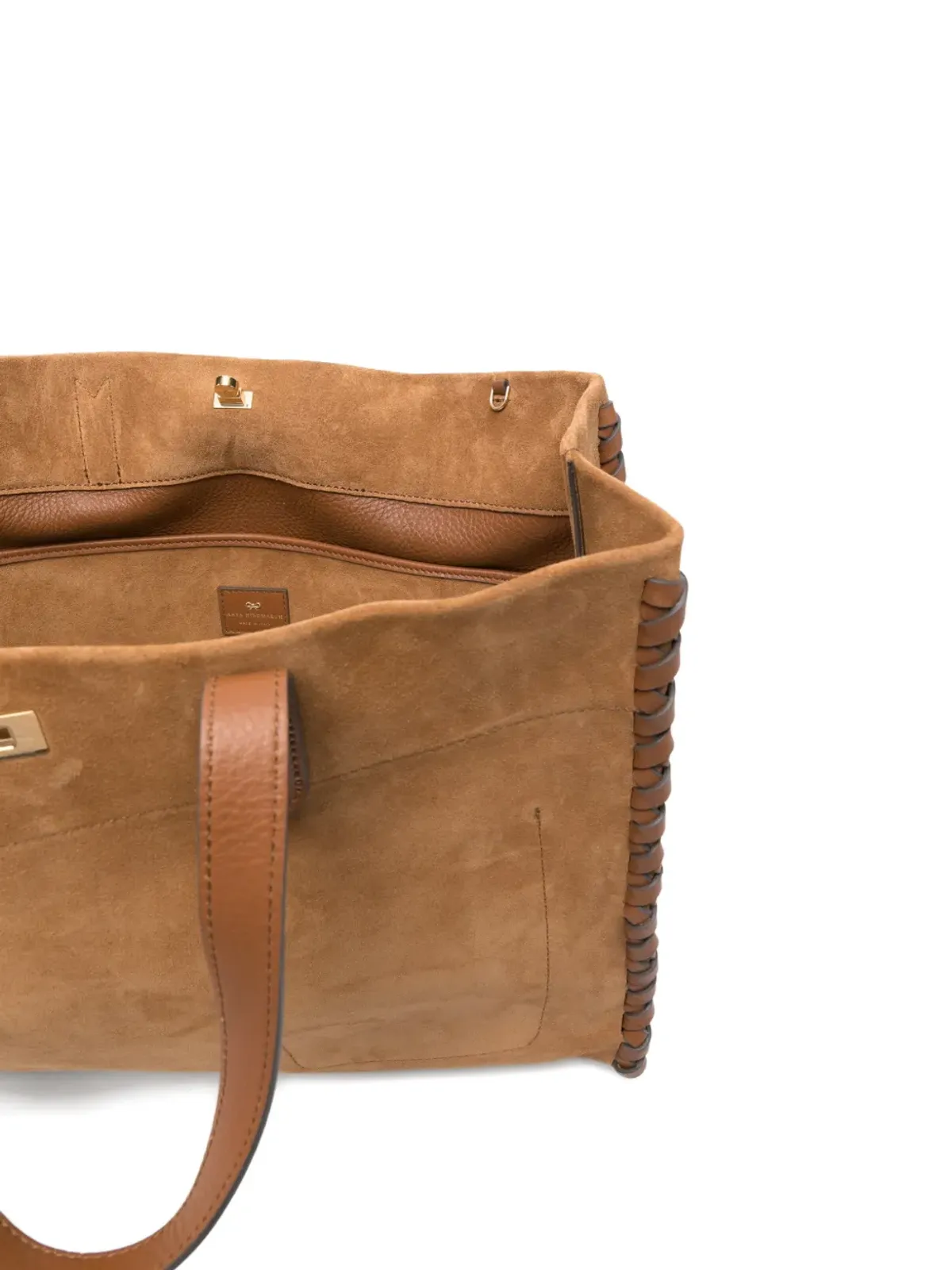 Anya Hindmarch Mortimer ブレイドディテール レザー トートバッグ - 画像5