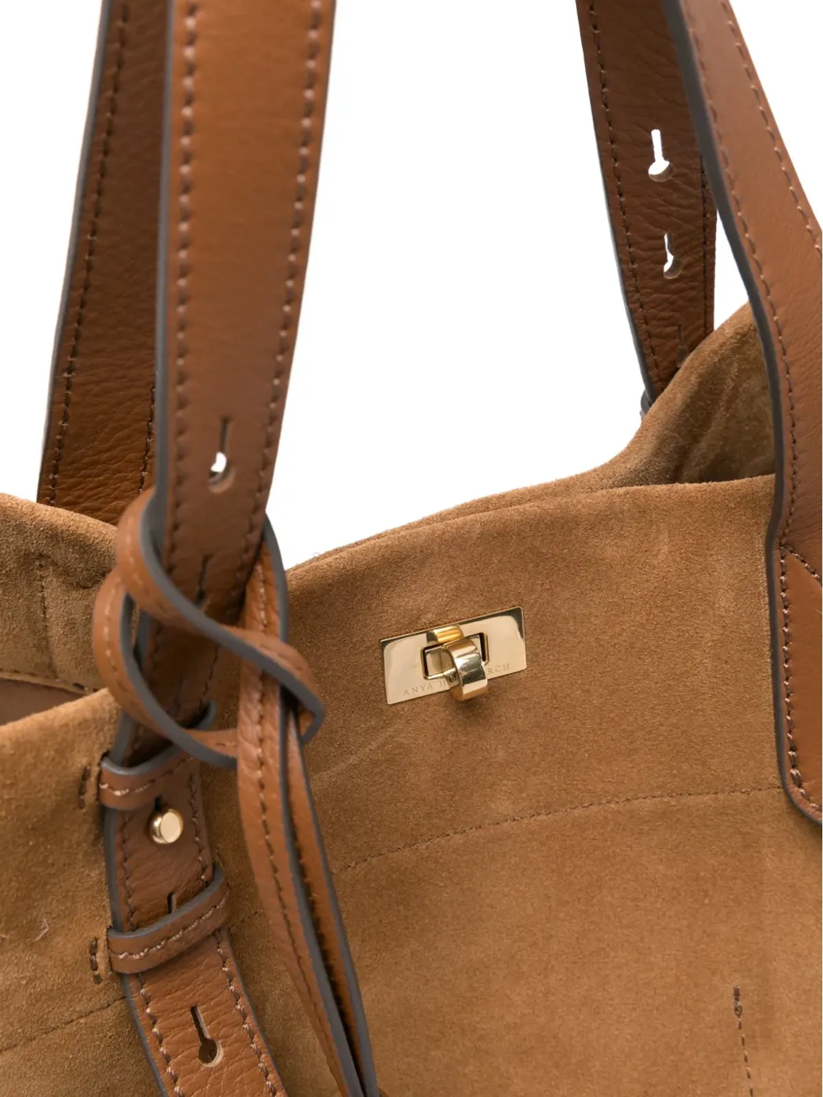 Anya Hindmarch Mortimer ブレイドディテール レザー トートバッグ - 画像4
