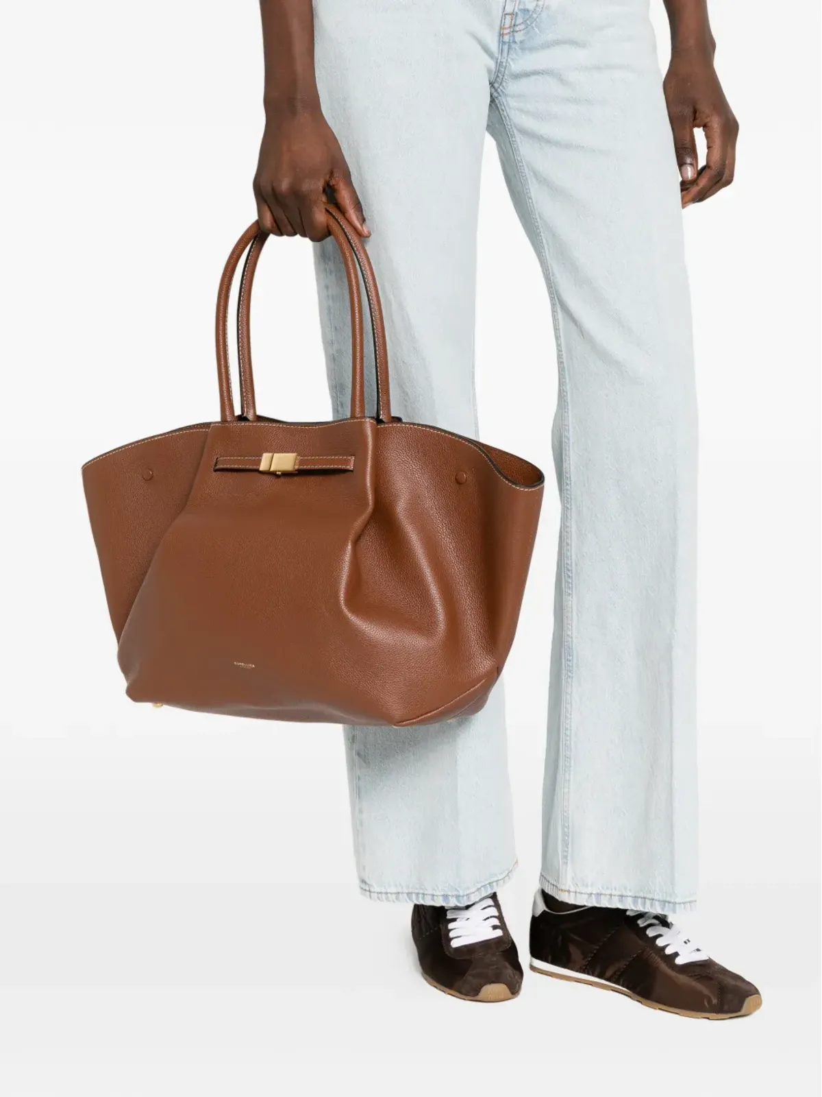 DeMellier The New York stitching tote bag - Brown - 画像2