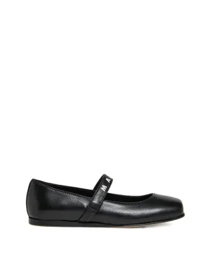 Marni Kids 黒革のメアリジェーン - サムネイル2