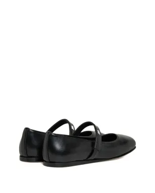 Marni Kids 黒革のメアリジェーン - サムネイル3