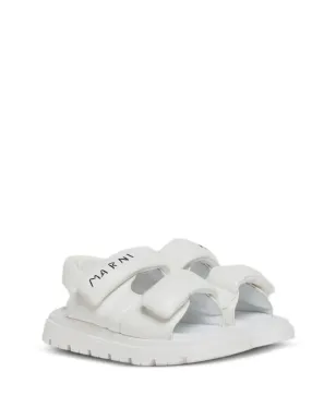 Marni Kids パッド入りロゴスニーカー - サムネイル1