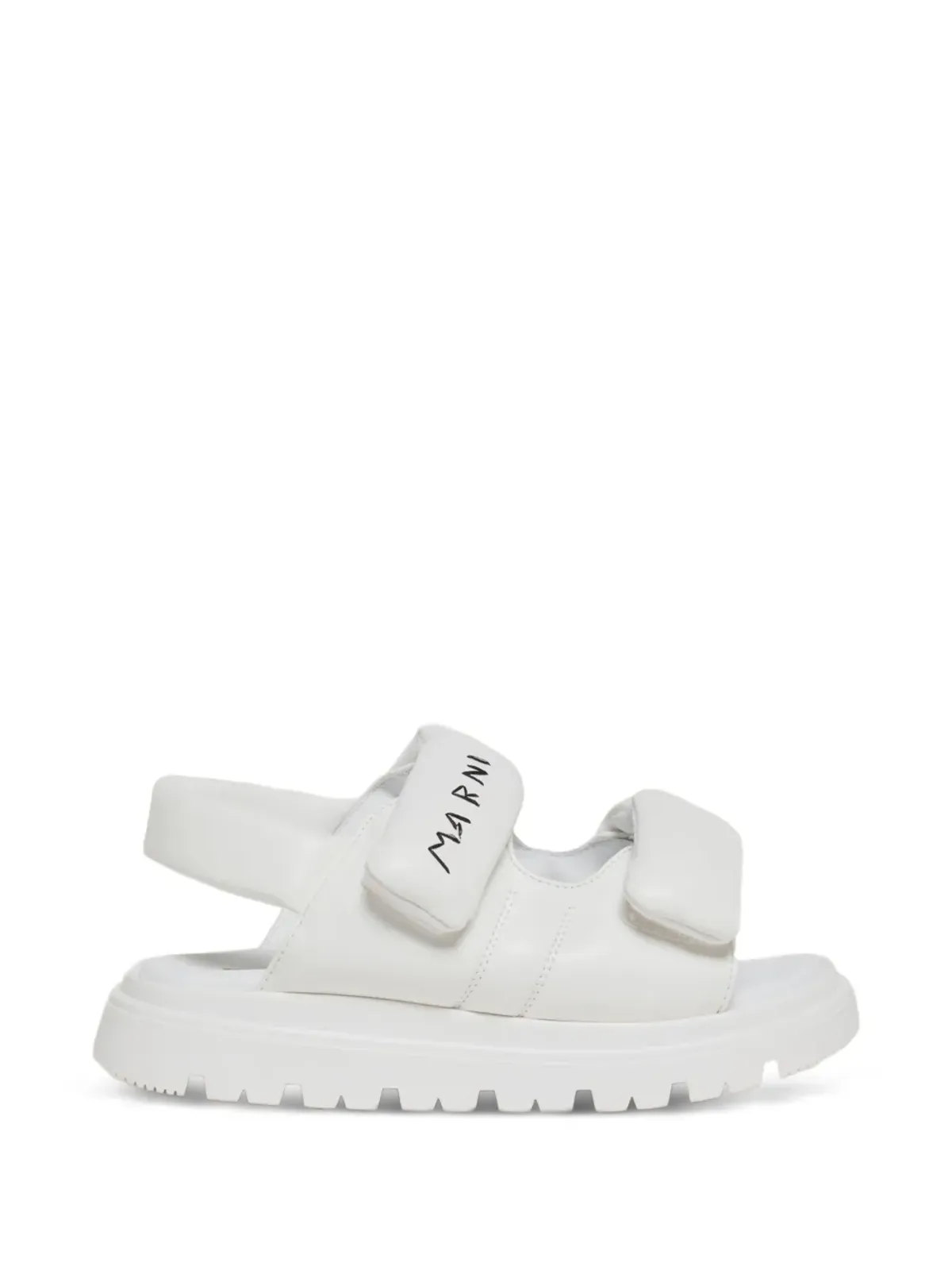 Marni Kids パッド入りロゴスニーカー - 画像2