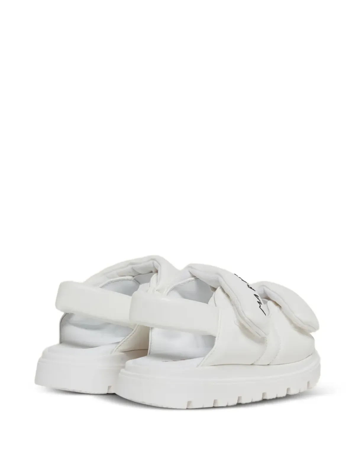 Marni Kids パッド入りロゴスニーカー - 画像3