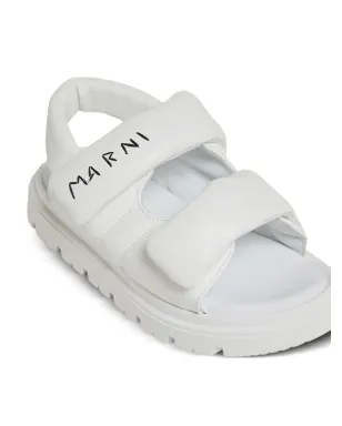 Marni Kids パッド入りロゴスニーカー - サムネイル4