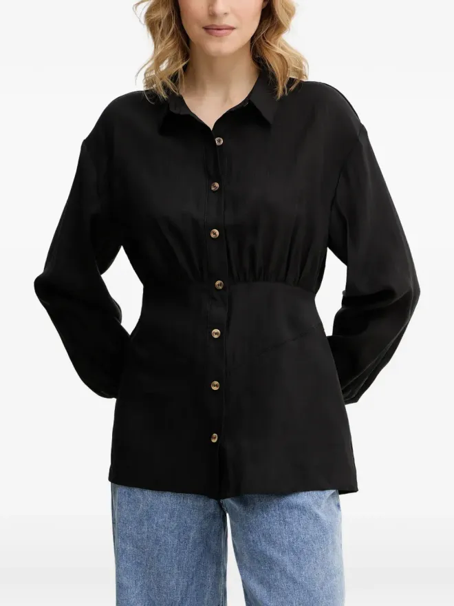 Never Fully Dressed NEVER FULLY DRESSED ゾーイ シャツ（ブラック）の商品画像