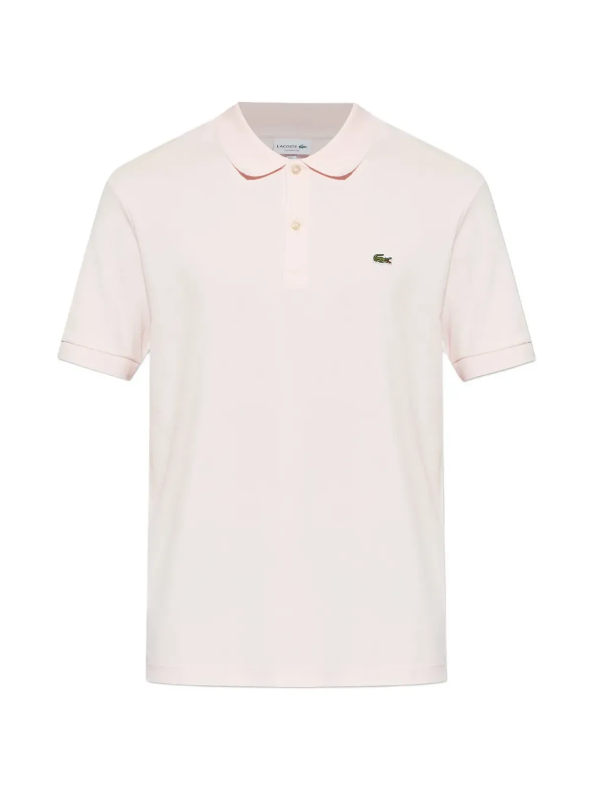 Lacoste 半袖ロゴポロシャツ ピンク - 画像1