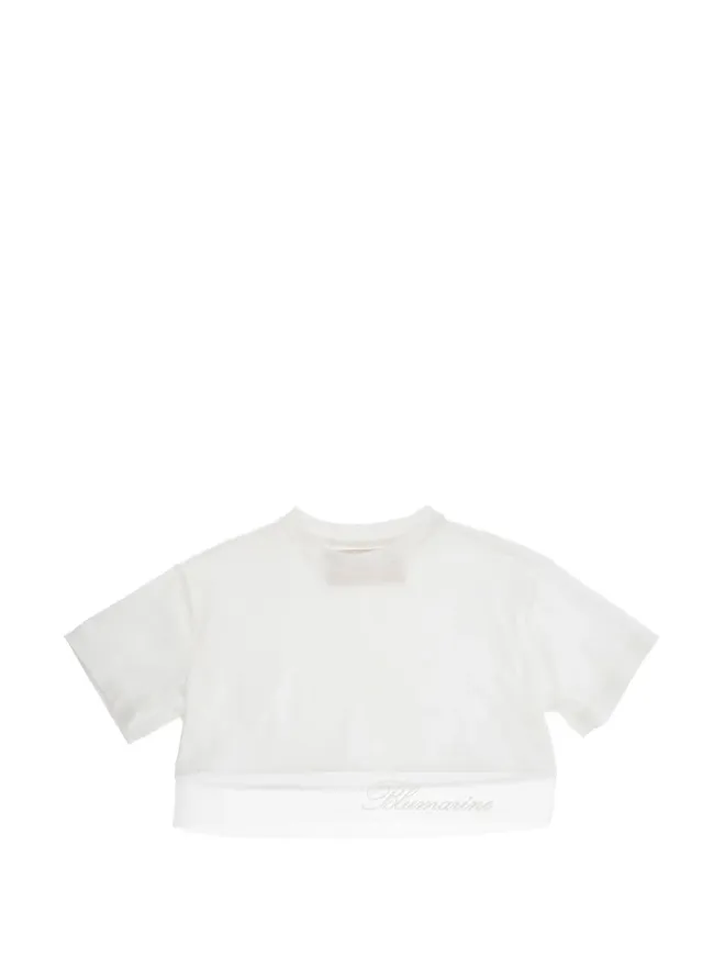 Miss Blumarine Miss Blumarine セミシアーパネル Tシャツの商品画像