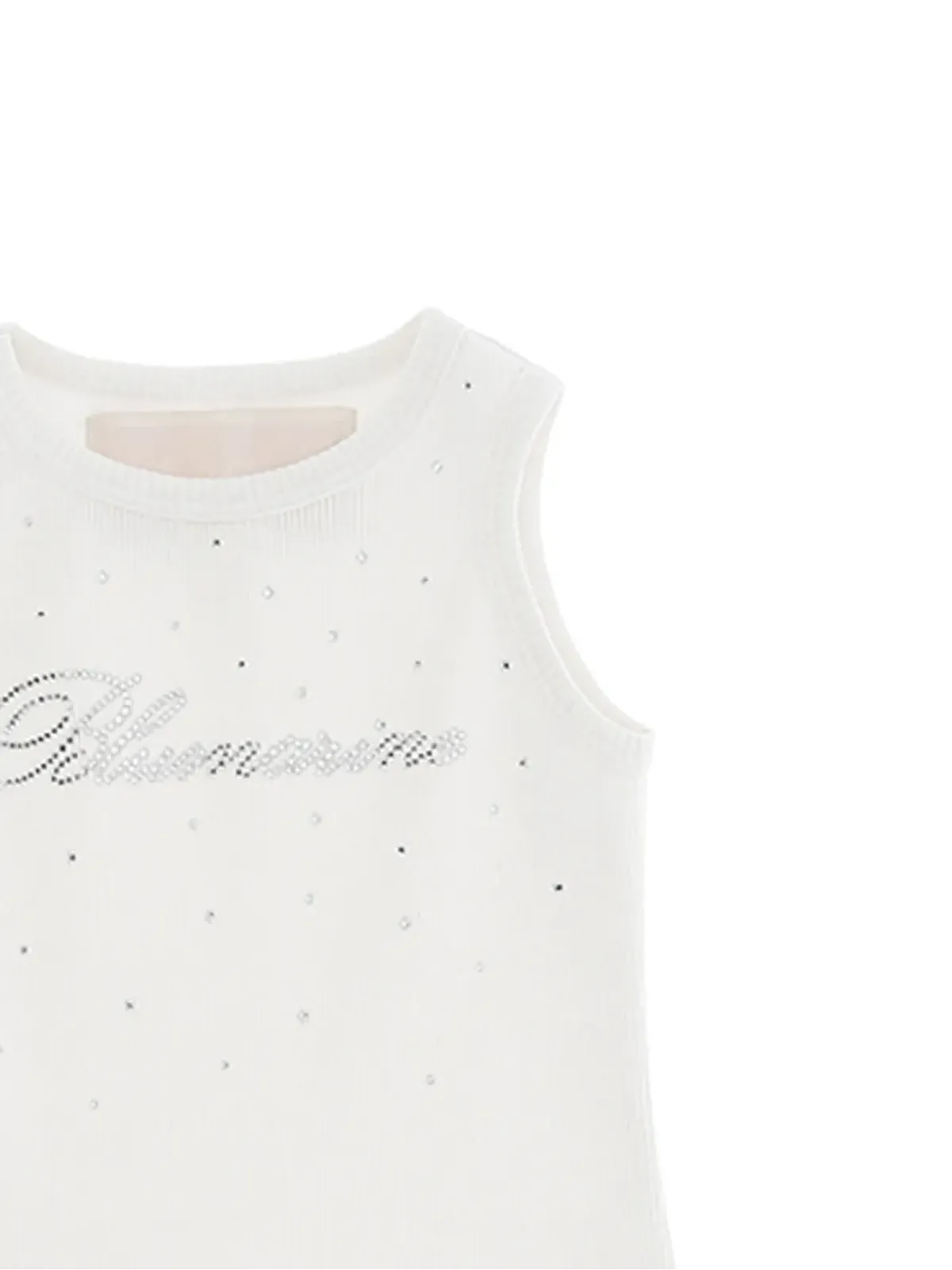 Miss Blumarine ロゴ入りトップス - 画像2