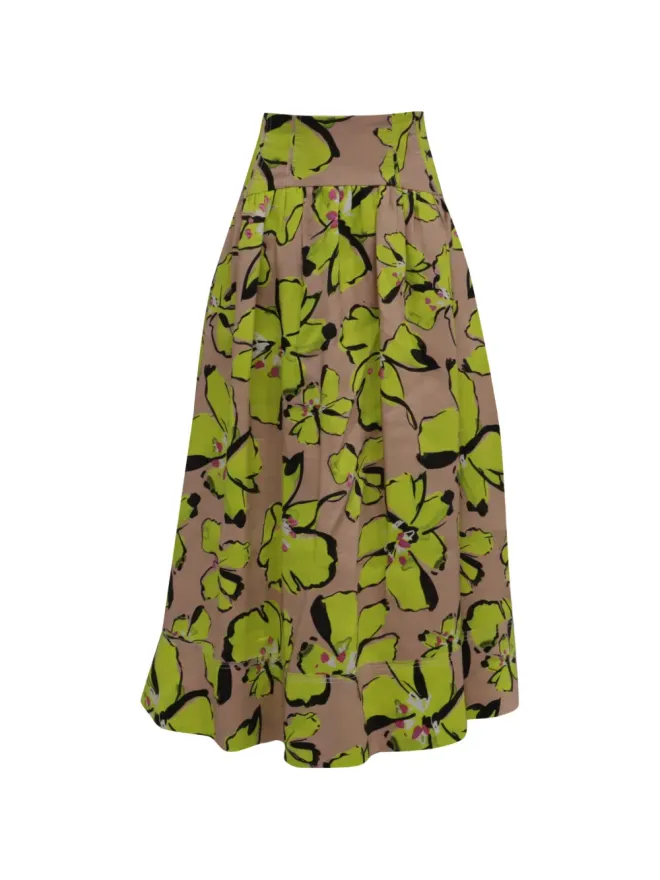Aje Aje Pelicano Horizon midi skirt - Neutralsの商品画像