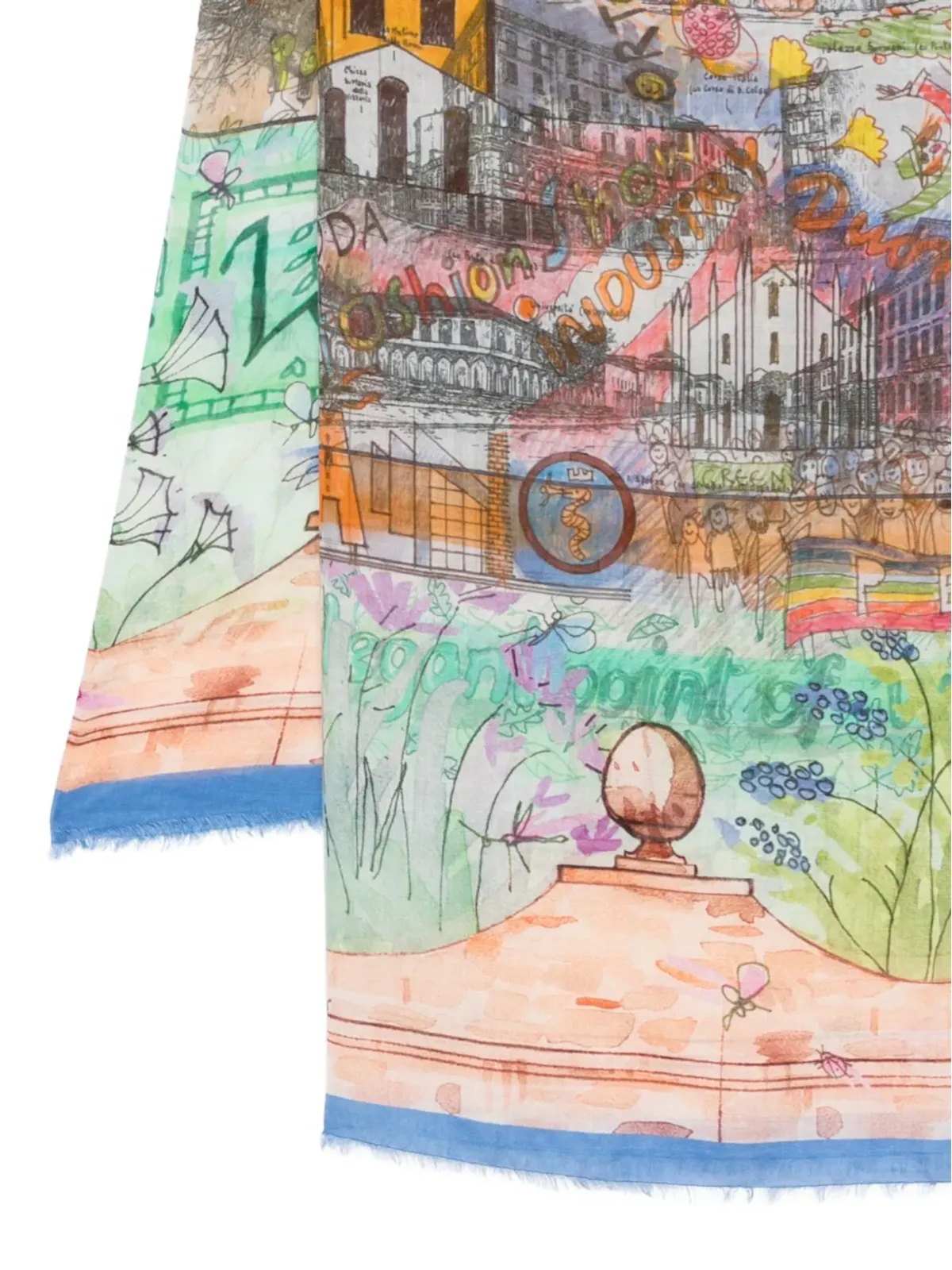 Faliero Sarti フォルテ・デイ・マルミ スカーフ - 画像3
