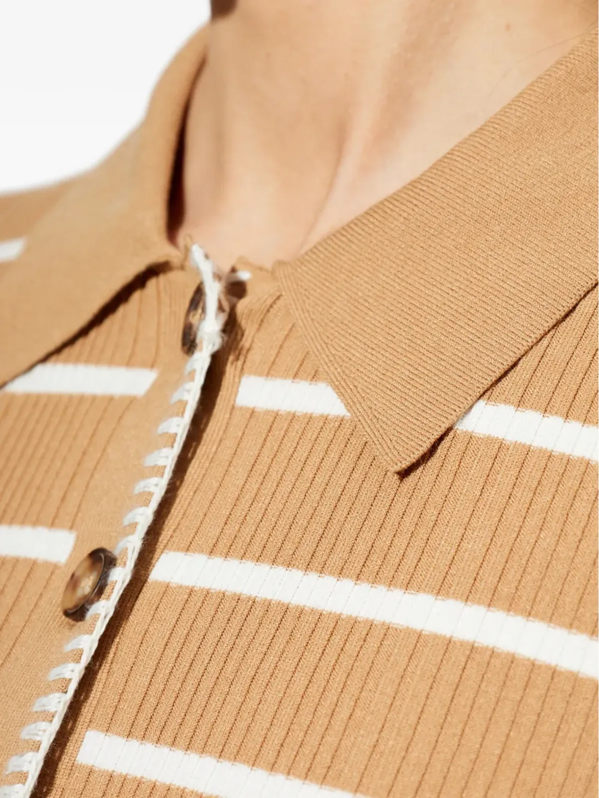 rag & bone ストライプボタンカーディガン - 画像5