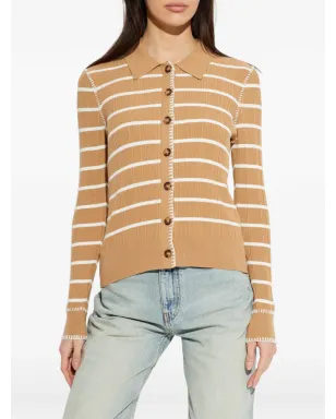rag & bone ストライプボタンカーディガン - サムネイル3