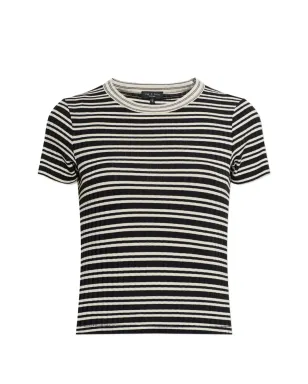 rag & bone ストライプ柄リブ Tシャツ - サムネイル1